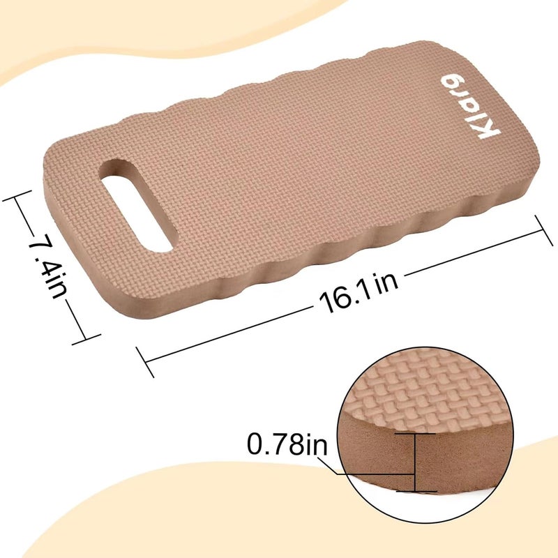 Klarg Garden Kneeling Pad 2 PCS, Thick Foam Kneeling Pad, Comfortable, Waterproof Knee Mat for Gardening, Cleaning, Baby Bathing, Yoga, Camping, and Auto Repair.16.1" x 7.4" x 0.78" - Image 2